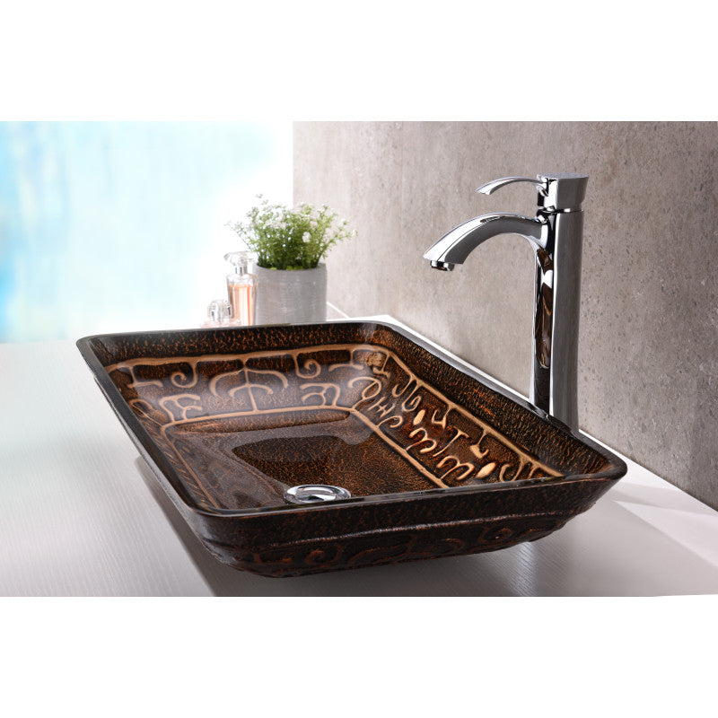 LS-AZ193 - Alto Series Vessel Sink in Macedonian Bronze