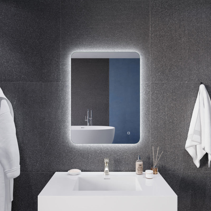 32-in. x 24-in. LED Back Lighting Bathroom Mirror with Defogger