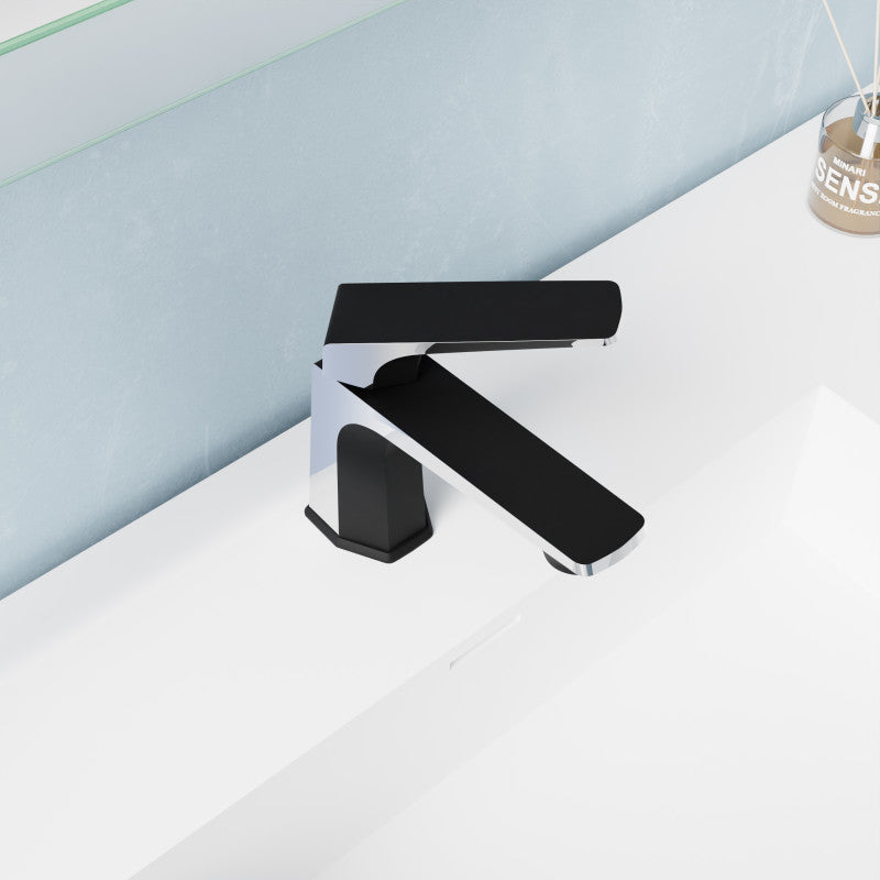 Single Handle Single Hole Bathroom Faucet With Pop-up Drain