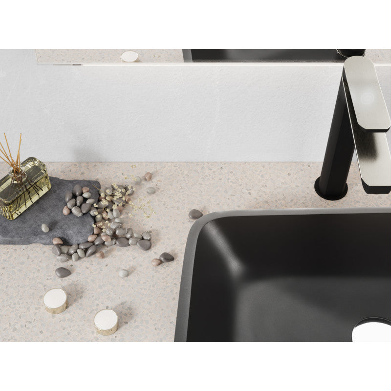 Innovio Rectangle Glass Vessel Bathroom Sink