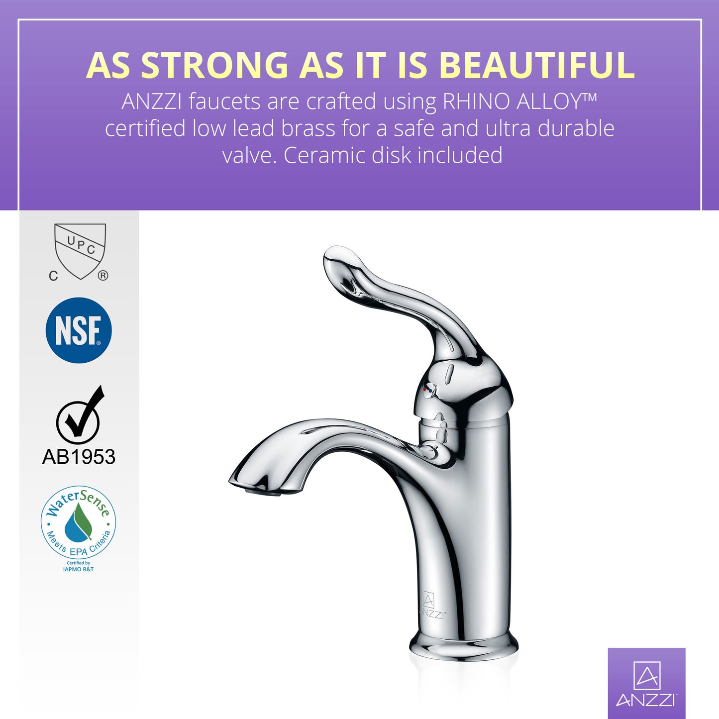 Arc Series Single Hole Single-Handle Low-Arc Bathroom Faucet