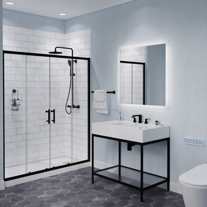 2-Handle 3-Hole 8 in. Widespread Bathroom Faucet With Pop-up Drain