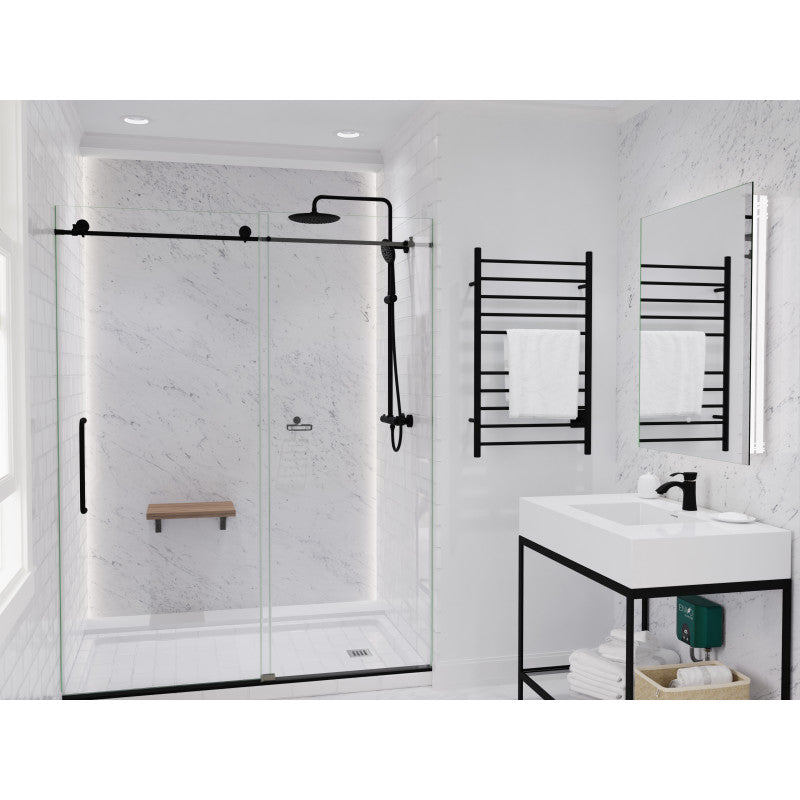 Heavy Rainfall Stainless Steel Shower Bar with Hand Sprayer
