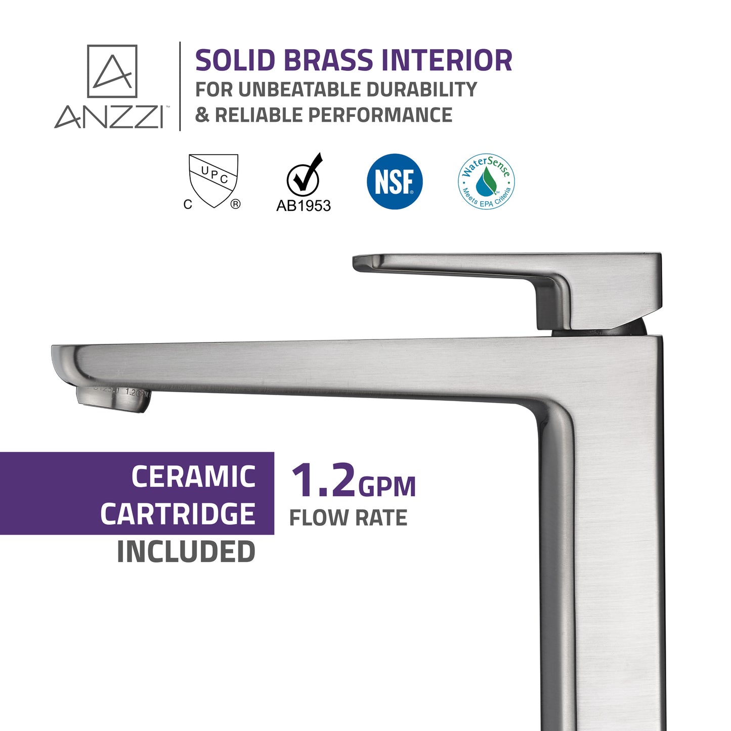 Valor Single Hole Single-Handle Bathroom Faucet
