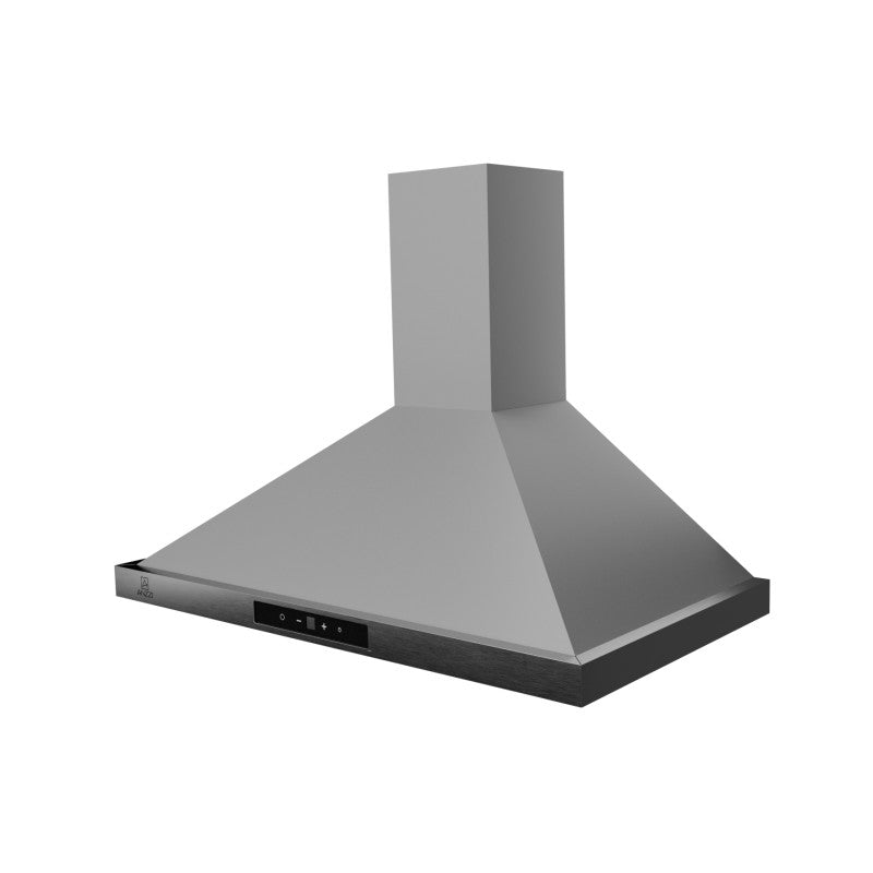Wall Mounted Convertible Range Hood with Aluminum Filter | 2W LED Bulbs x2 | 450 CFM | Touch Switch | Stainless Steel Finish – (36 Inch) | RH-AZ0590ESS