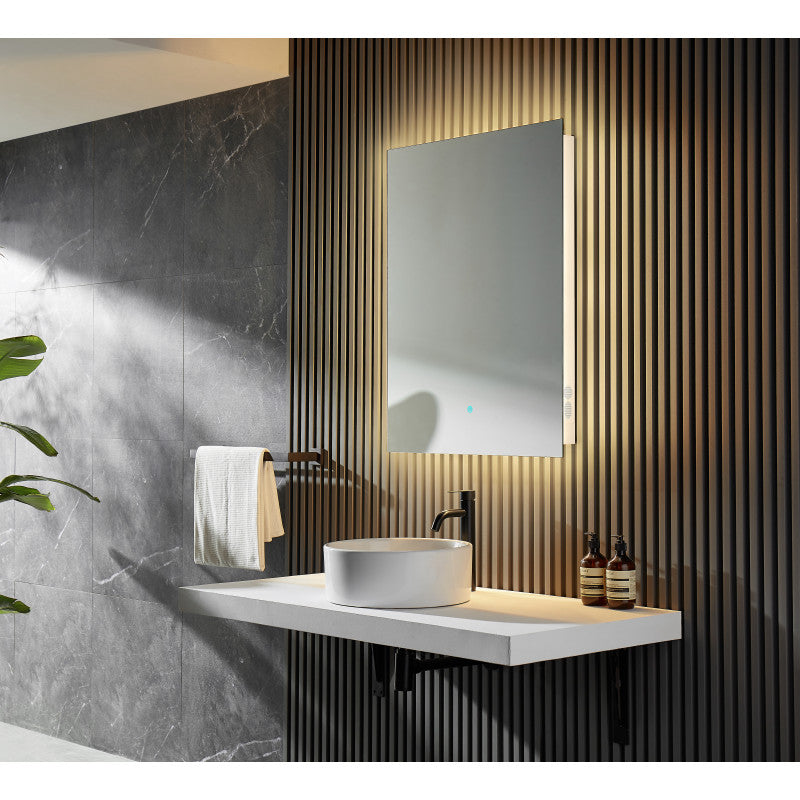 BA-LMDFXBT005WH - Stellar 36 in. H x 28 in. W Frameless LED Bathroom Mirror
