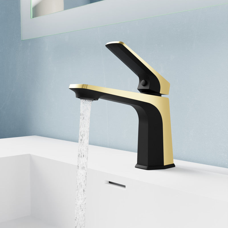 Single Handle Single Hole Bathroom Faucet With Pop-up Drain