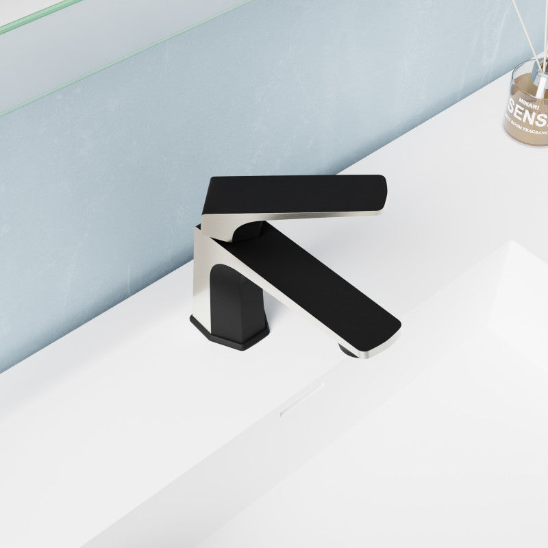 Single Handle Single Hole Bathroom Faucet With Pop-up Drain