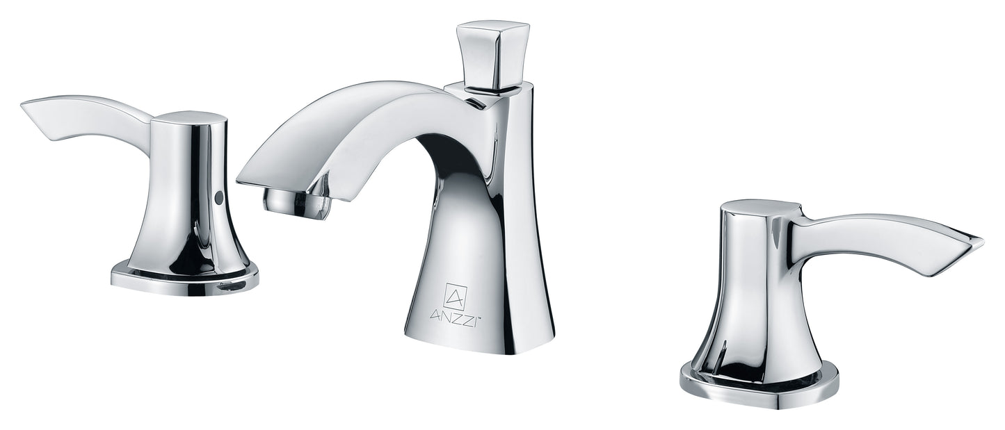 Sonata Series 8 in. Widespread 2-Handle Mid-Arc Bathroom Faucet