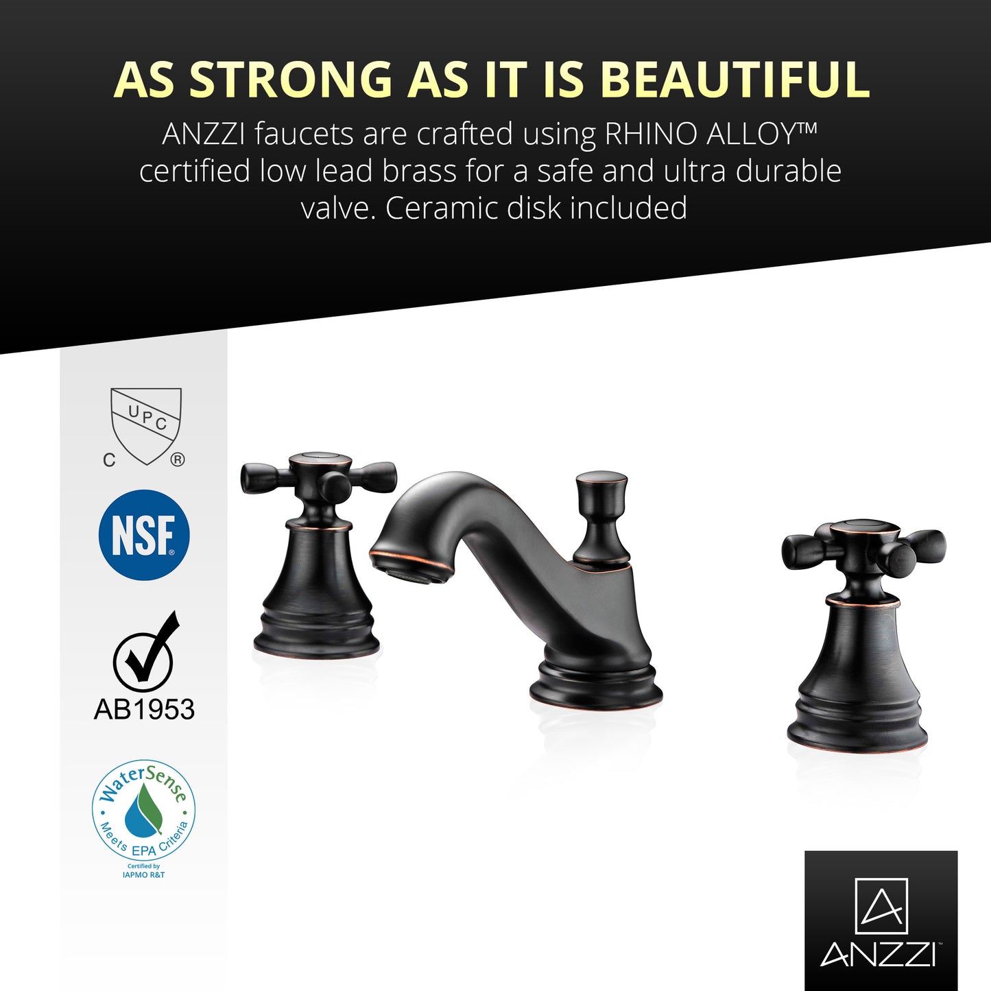 Melody Series 8 in. Widespread 2-Handle Mid-Arc Bathroom Faucet