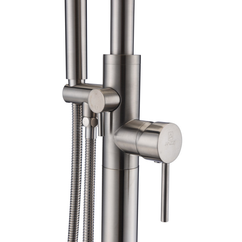 Moray Series 2-Handle Freestanding Tub Faucet with Hand Shower