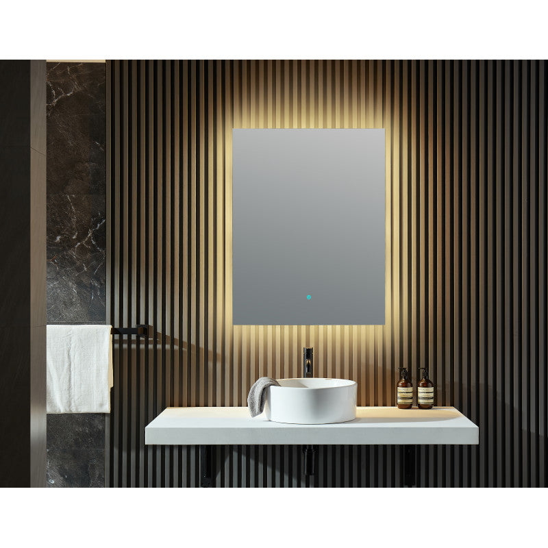 Stellar 36 in. H x 28 in. W Frameless LED Bathroom Mirror