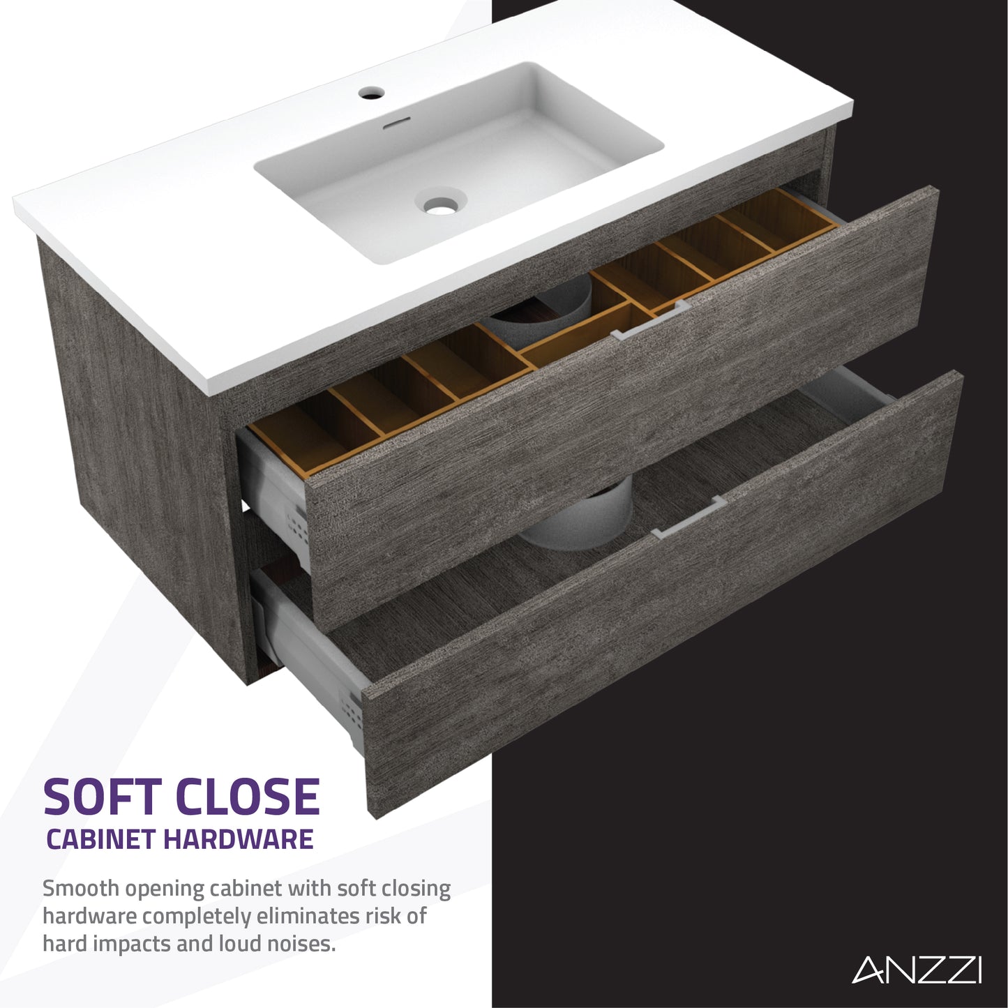 Conques 39 in W x 20 in H x 18 in D Bath Vanity with Cultured Marble Vanity Top in White with White Basin