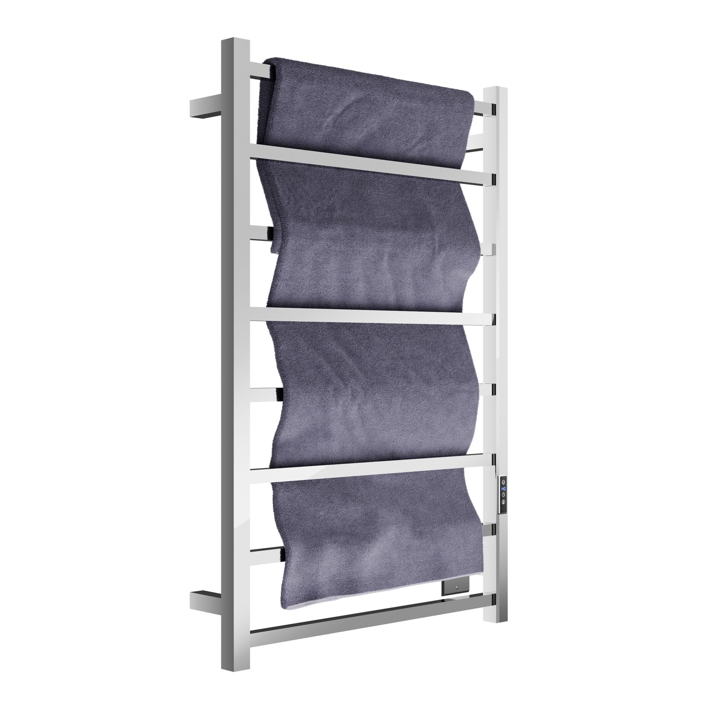 Bell 8-Bar Stainless Steel Wall Mounted Electric Towel Warmer Rack