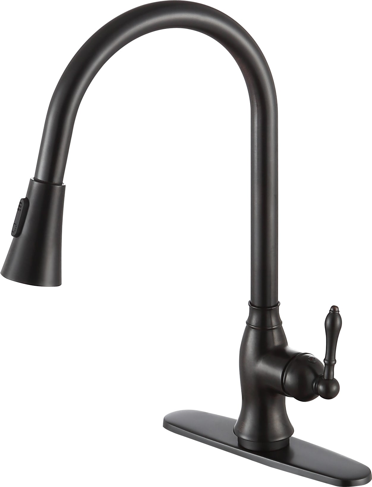 KF-AZ214ORB - Rodeo Single-Handle Pull-Out Sprayer Kitchen Faucet in Oil Rubbed Bronze