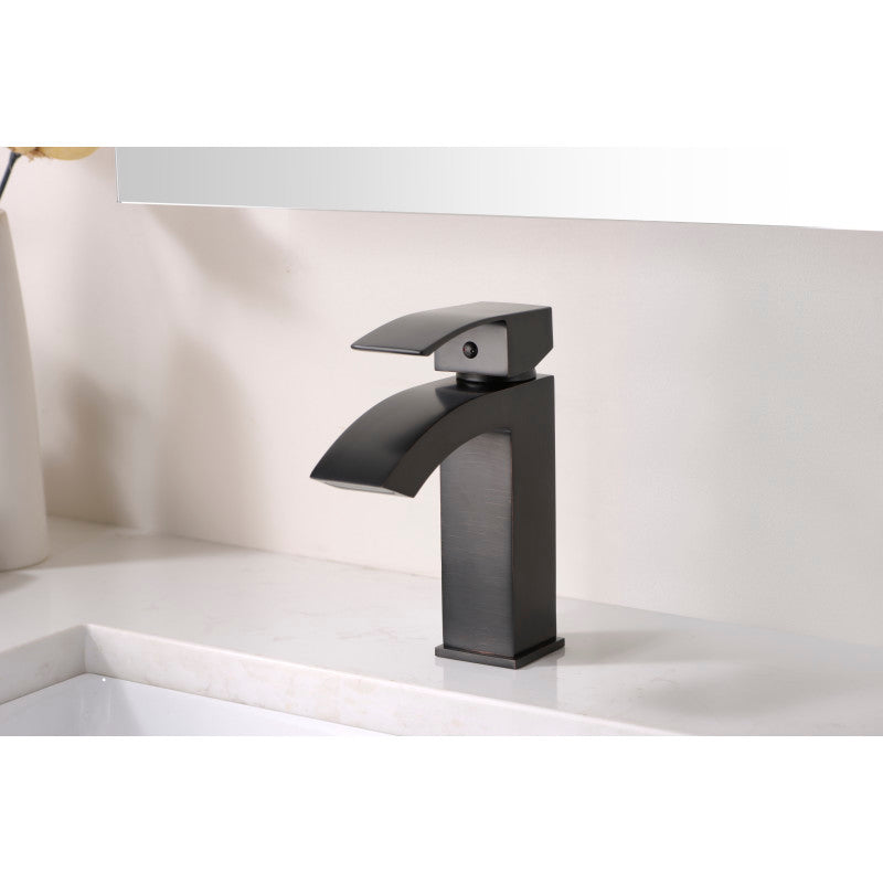Revere Series Single Hole Single-Handle Low-Arc Bathroom Faucet
