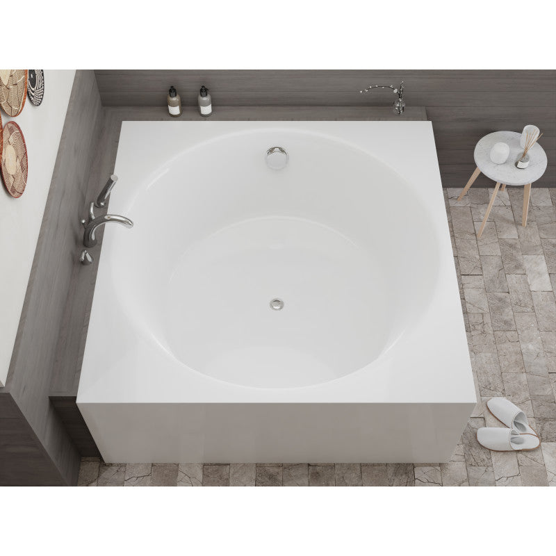 Abyss 59" Freestanding Bathtub in White
