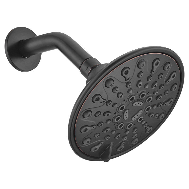 Mesto Series Single Handle Wall Mounted Showerhead and Bath Faucet Set in Oil Rubbed Bronze