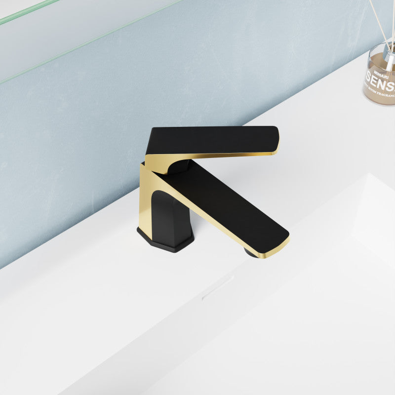 Single Handle Single Hole Bathroom Faucet With Pop-up Drain