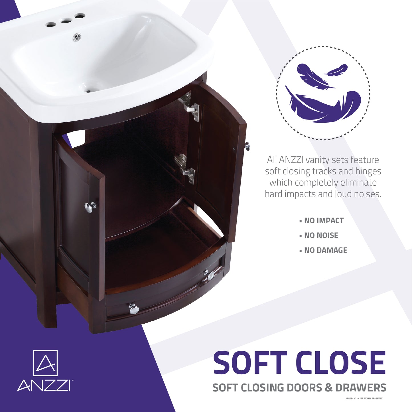 Montresor 24 in. W x 34 in. H Bathroom Vanity Set