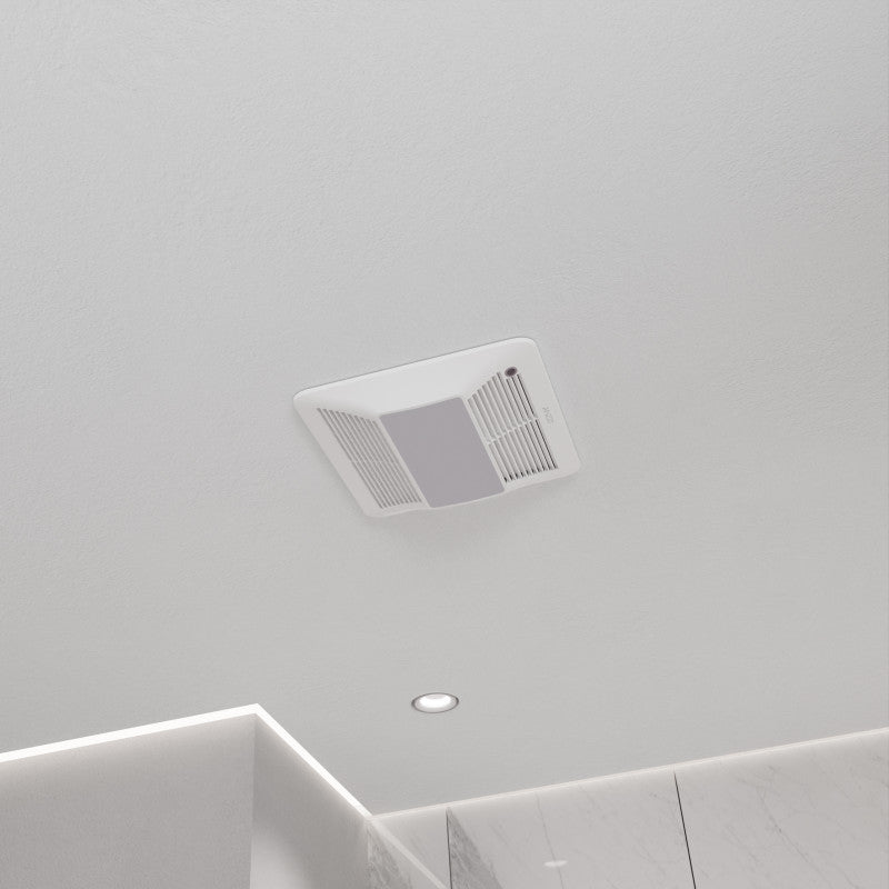 110 CFM 0.9 Sone Bluetooth Speaker Ceiling Mount Bathroom Exhaust Fan with LED Light