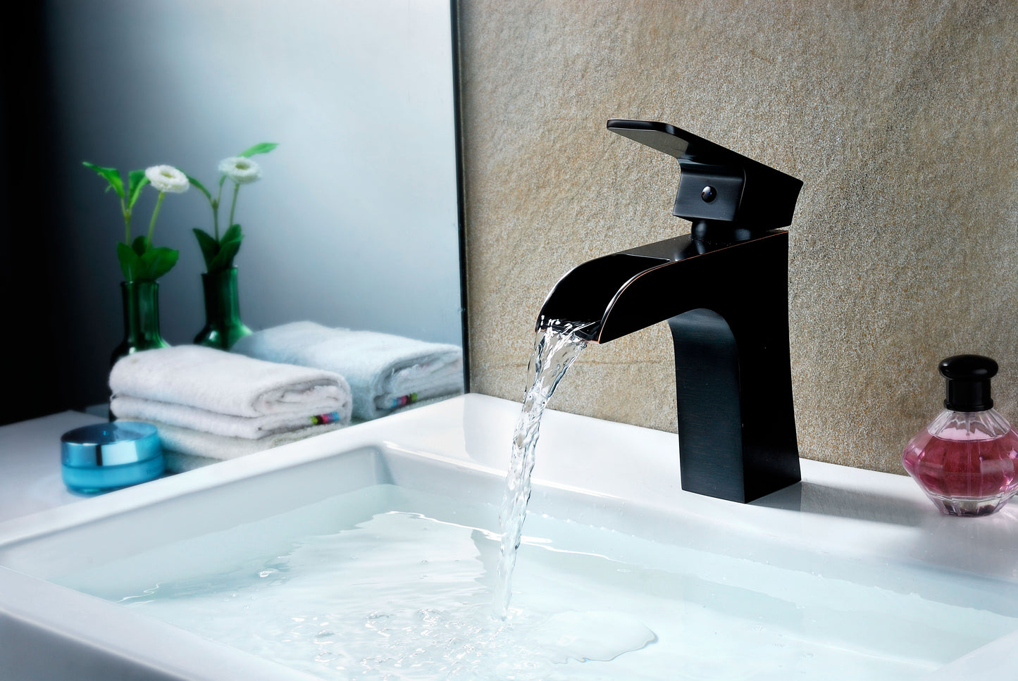 Forza Series Single Hole Single-Handle Low-Arc Bathroom Faucet