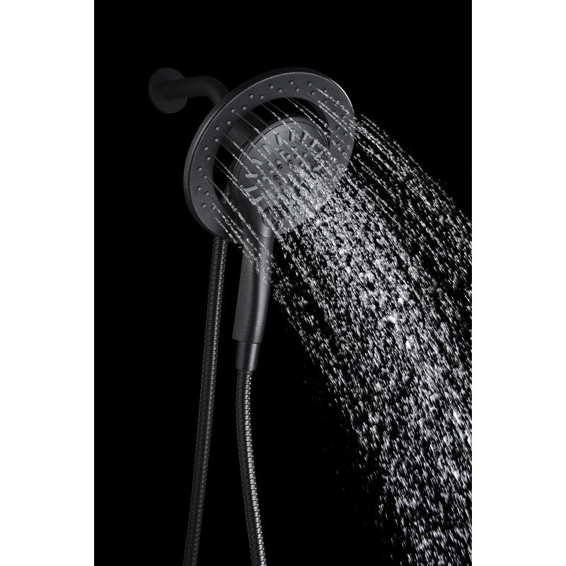 SH-AZ067ORB - Valkyrie Retro-Fit 3-Spray Patterns with 7.48 in. Wall Mounted Dual Shower Heads with Magnetic Divert in Oil Rubbed Bronze