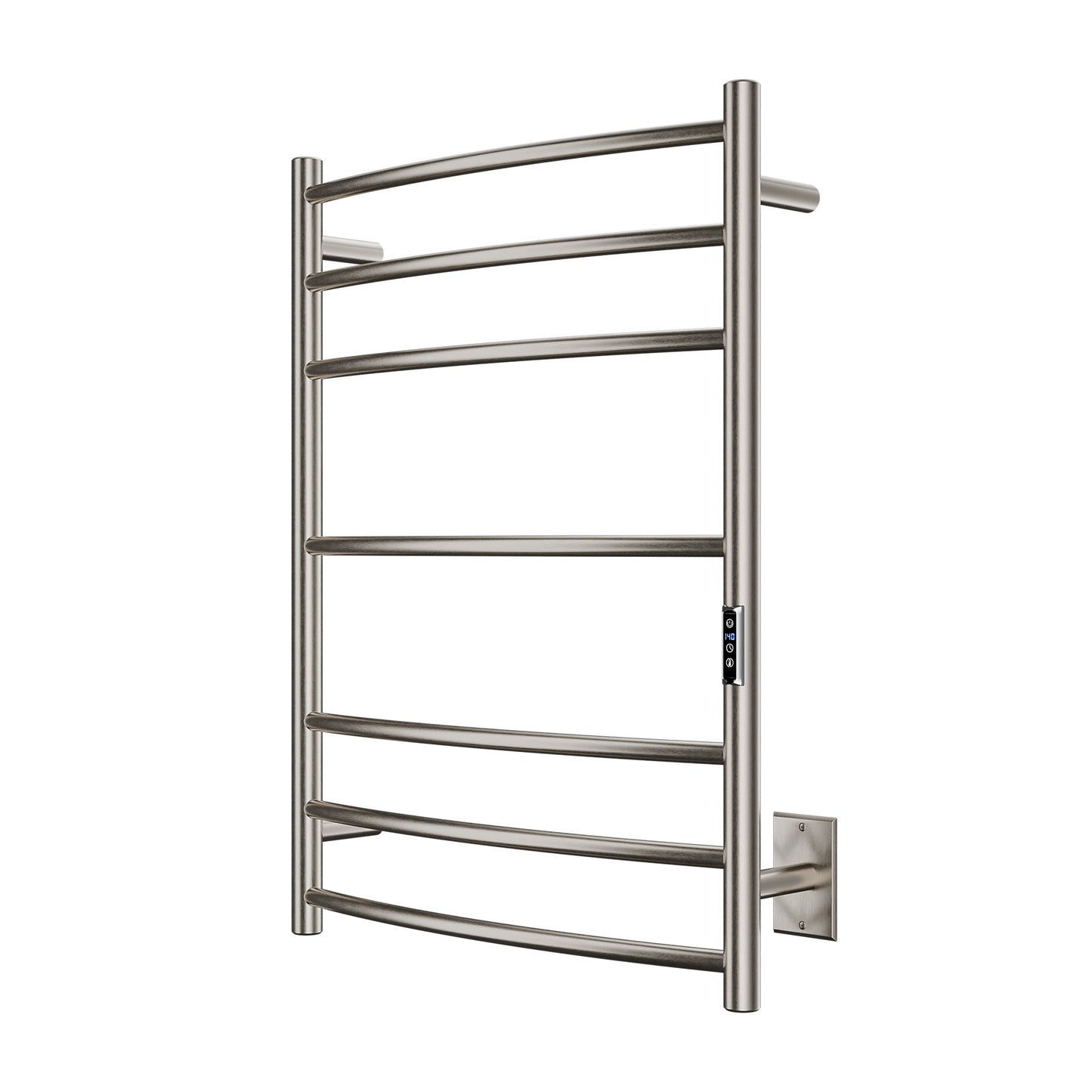 Gown 7-Bar Stainless Steel Wall Mounted Towel Warmer