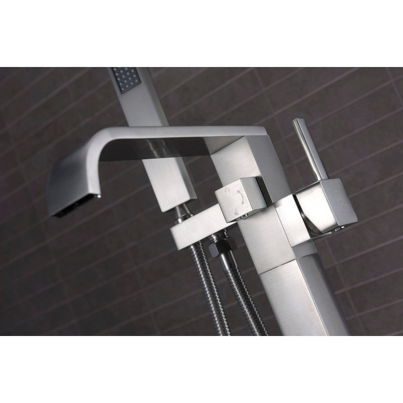 Angel 2-Handle Claw Foot Tub Faucet with Hand Shower