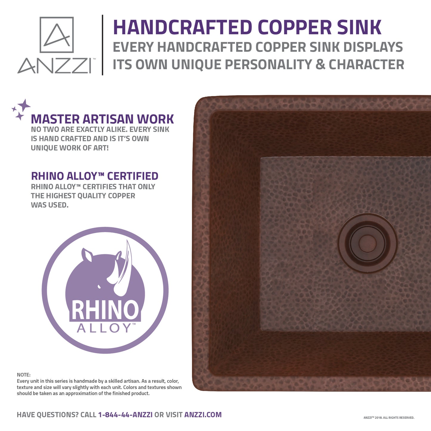 Attica 19 in. Handmade Vessel Sink in Hammered Antique Copper