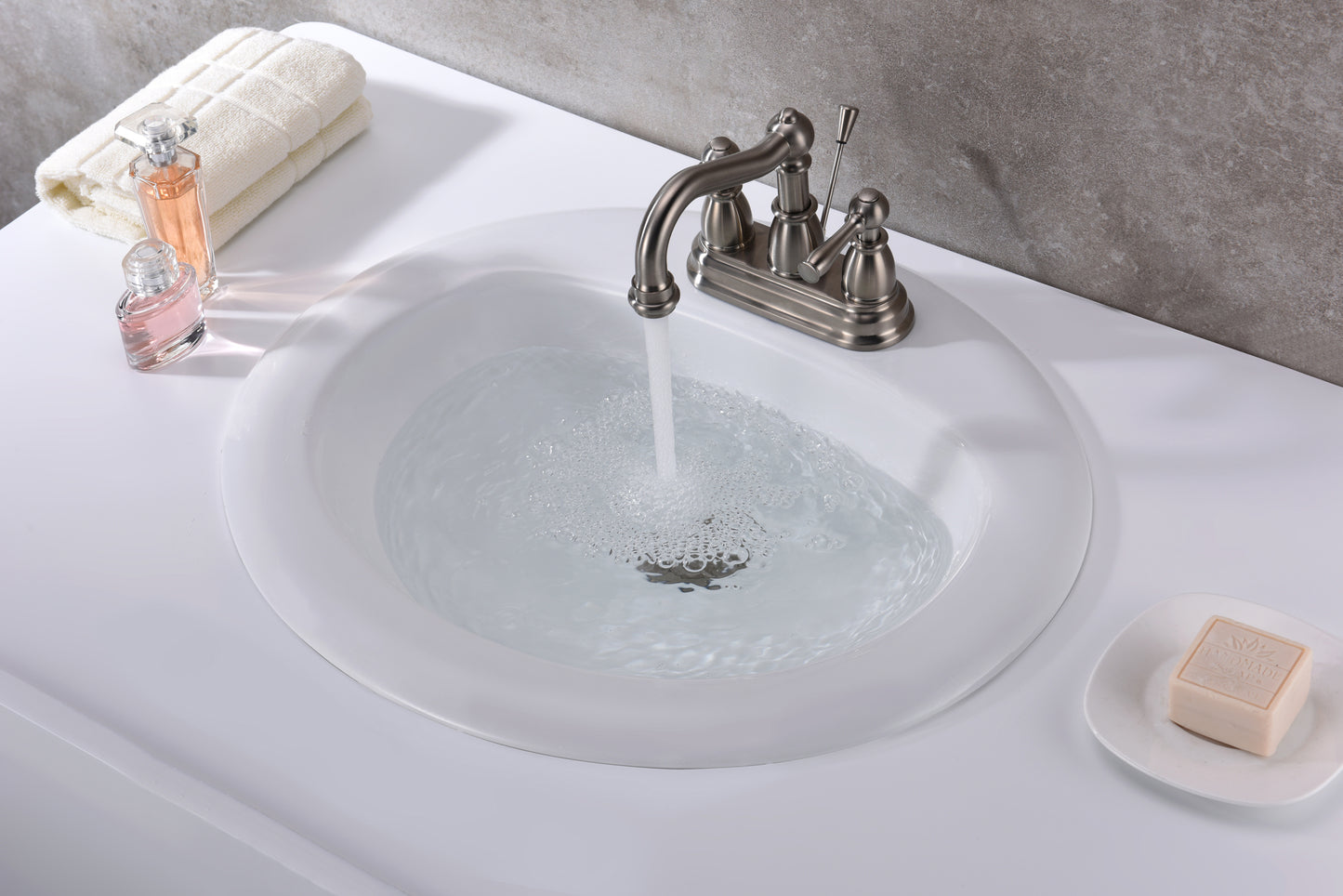 Spa World - Chico 20.5 in. Drop-in Ceramic Lavatory Sink with Overflow