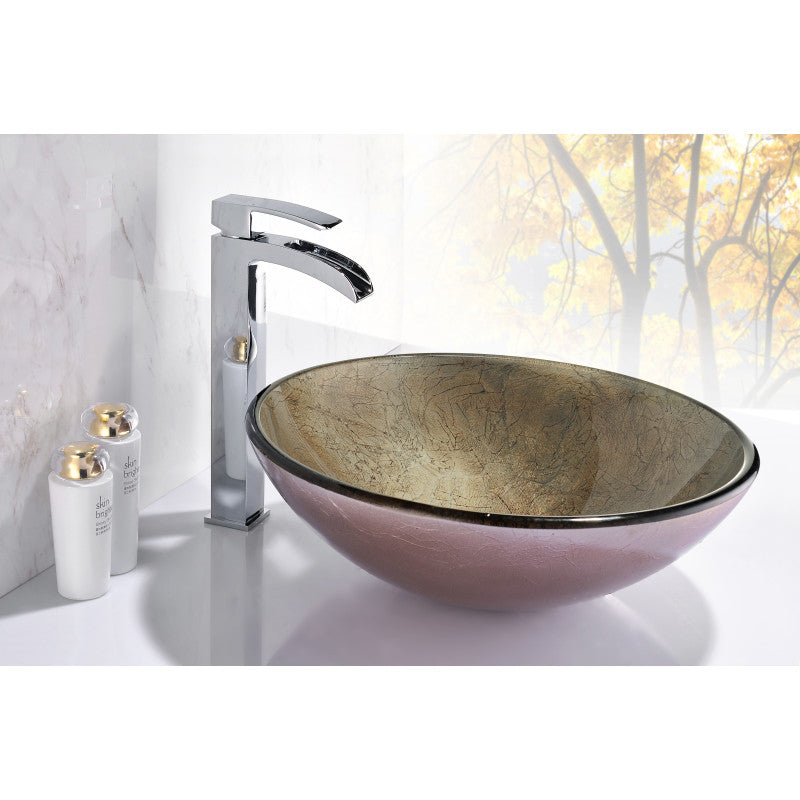 Tara Series Deco-Glass Vessel Sink