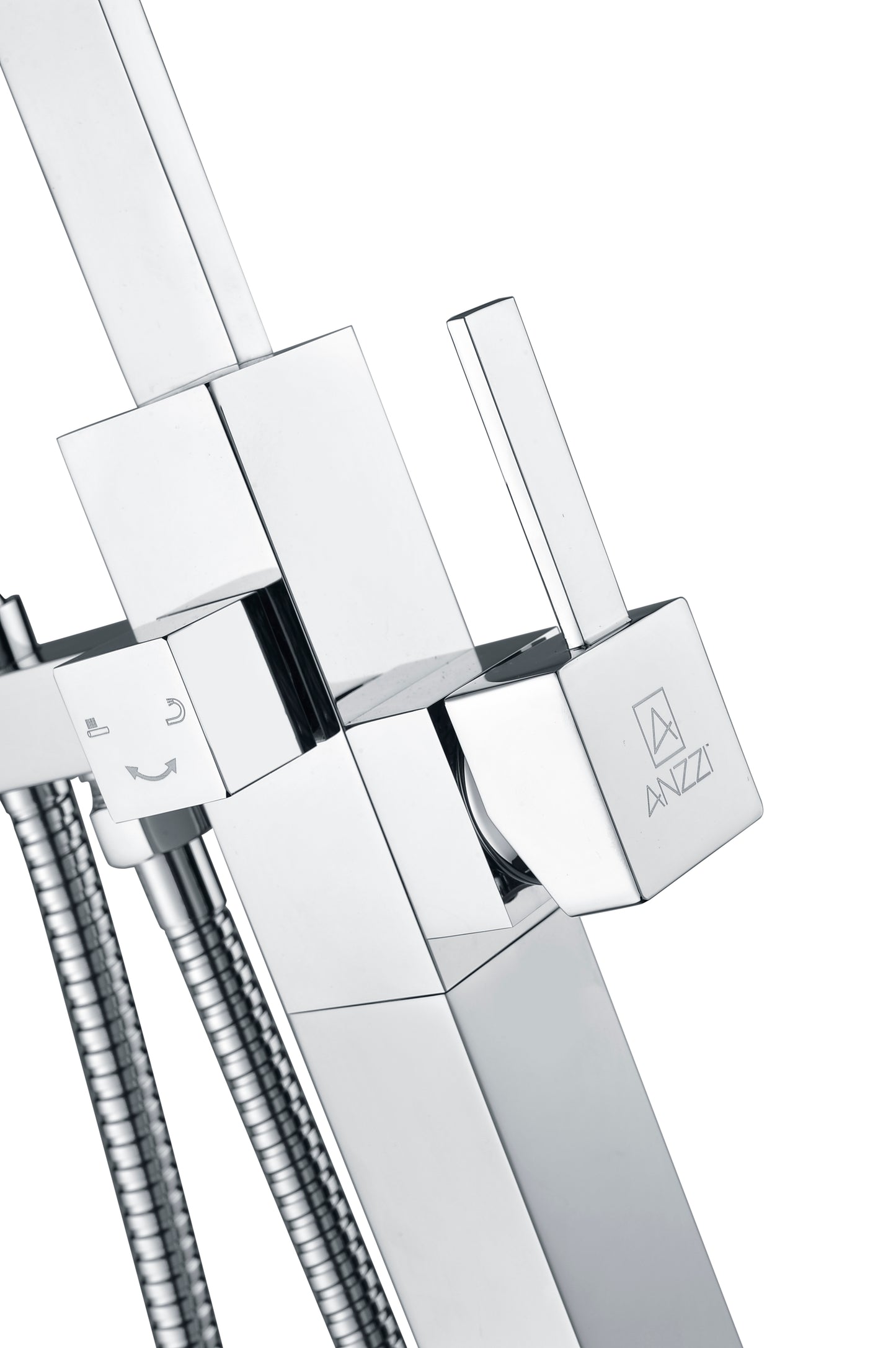 Victoria 2-Handle Claw Foot Tub Faucet with Hand Shower