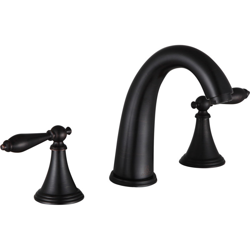 L-AZ185ORB - Queen 8 in. Widespread 2-Handle Bathroom Faucet in Oil Rubbed Bronze