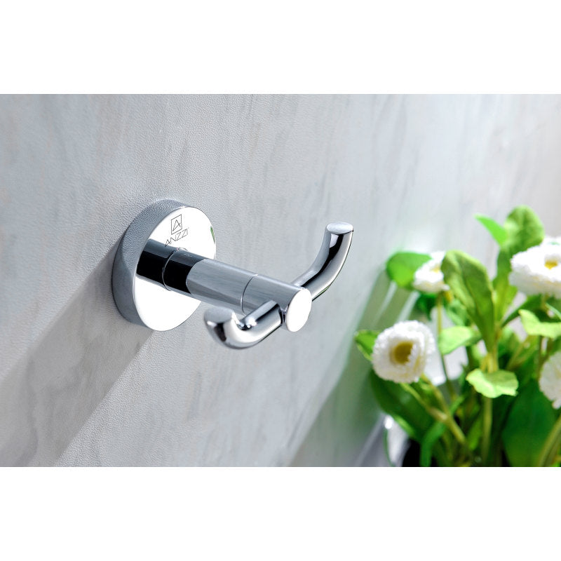 Caster Series Robe Hook in Polished Chrome
