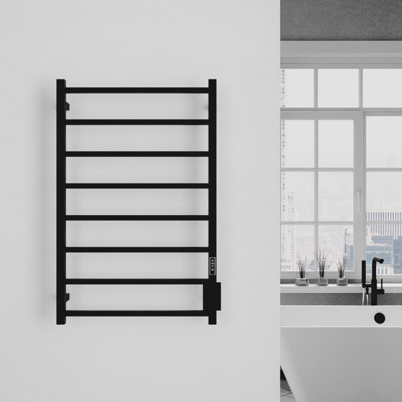 Bell 8-Bar Stainless Steel Wall Mounted Electric Towel Warmer Rack