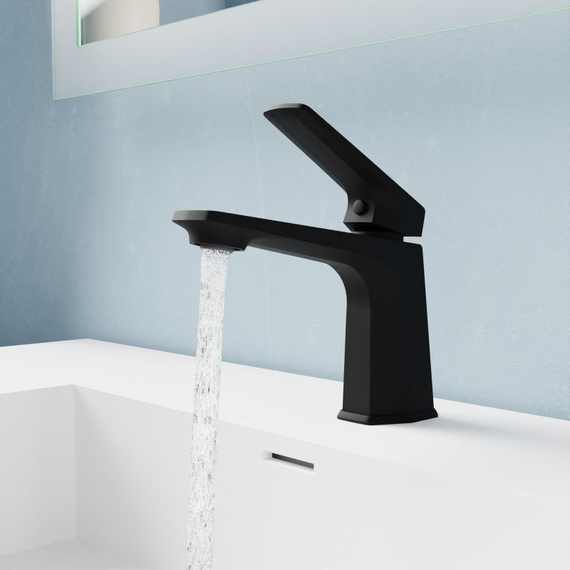 Single Handle Single Hole Bathroom Faucet With Pop-up Drain