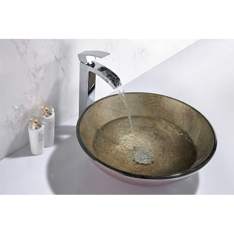 Tara Series Deco-Glass Vessel Sink