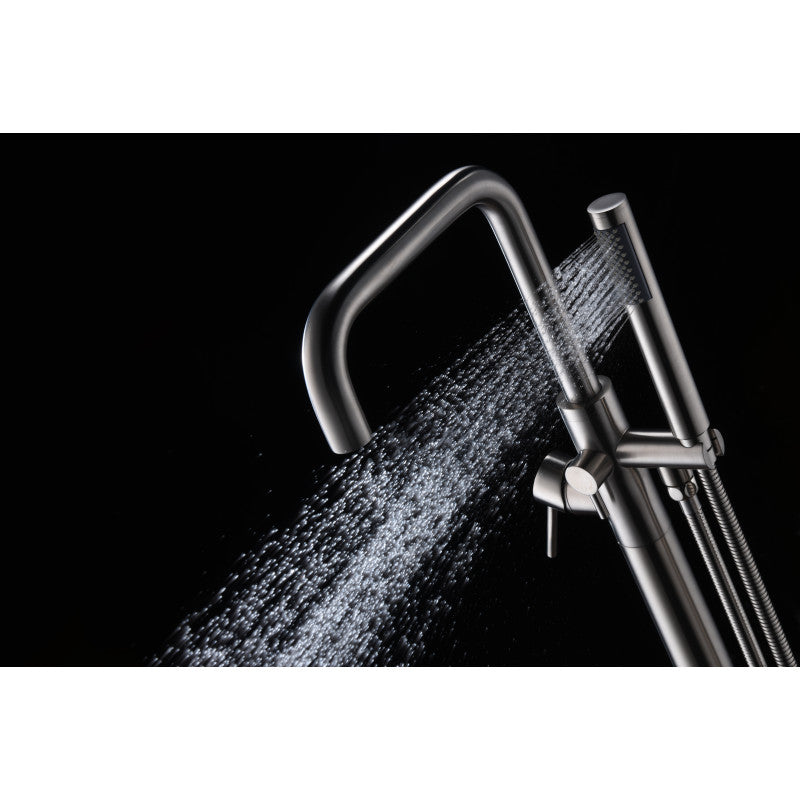 Moray Series 2-Handle Freestanding Tub Faucet with Hand Shower