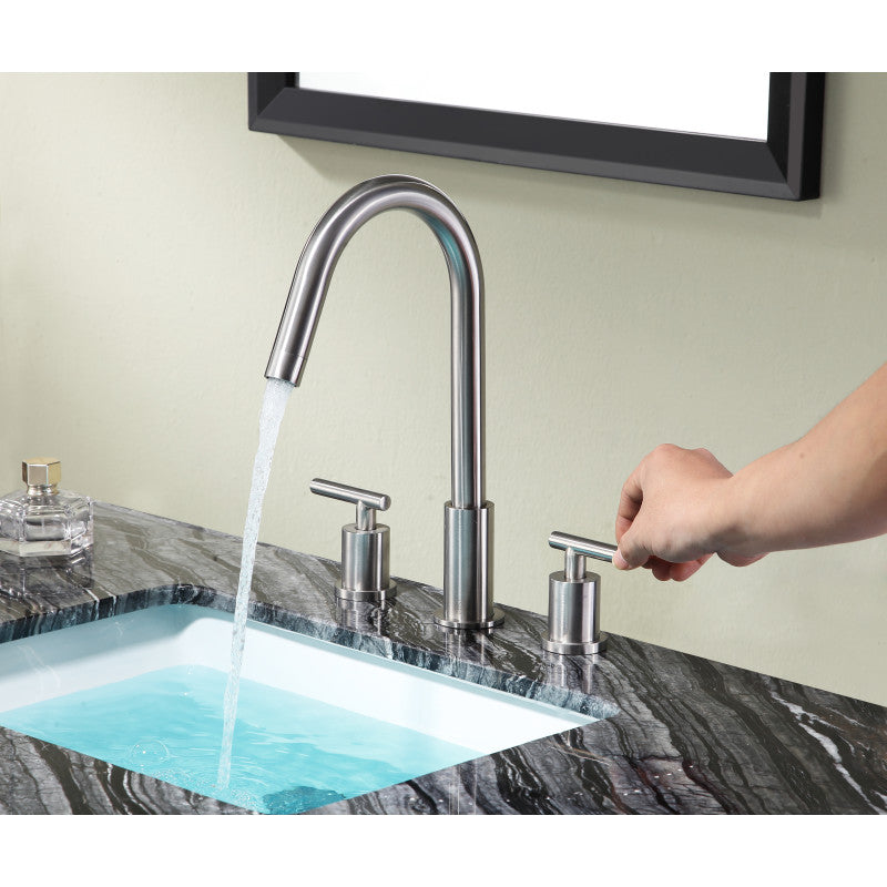 Spartan 8 in. Widespread 2-Handle Bathroom Faucet