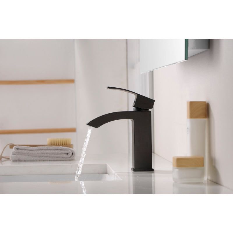 Revere Series Single Hole Single-Handle Low-Arc Bathroom Faucet