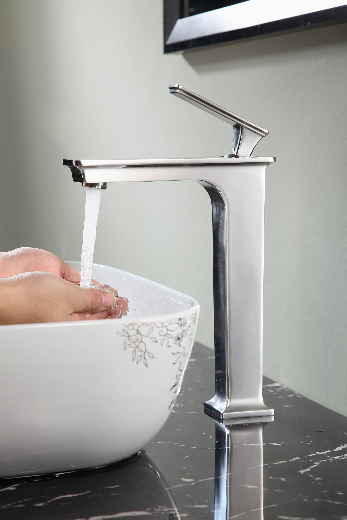 Saunter Single Hole Single-Handle Vessel Bathroom Faucet