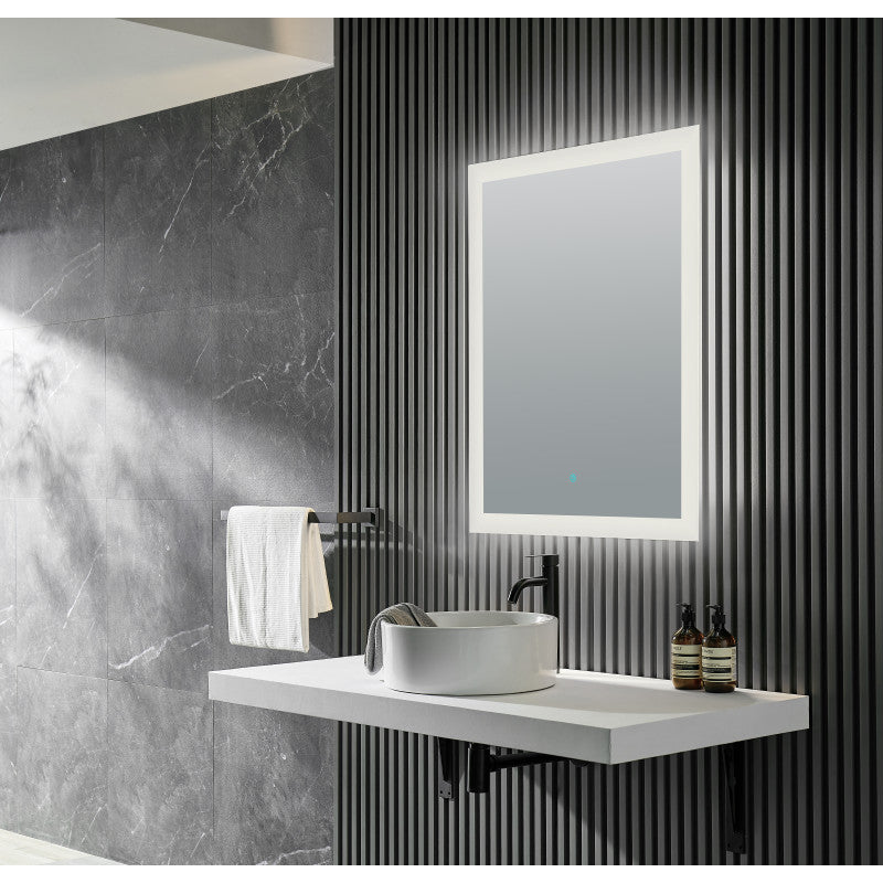 BA-LMDFX003AL - Olympus 36 in. x 24 in. Frameless LED Bathroom Mirror