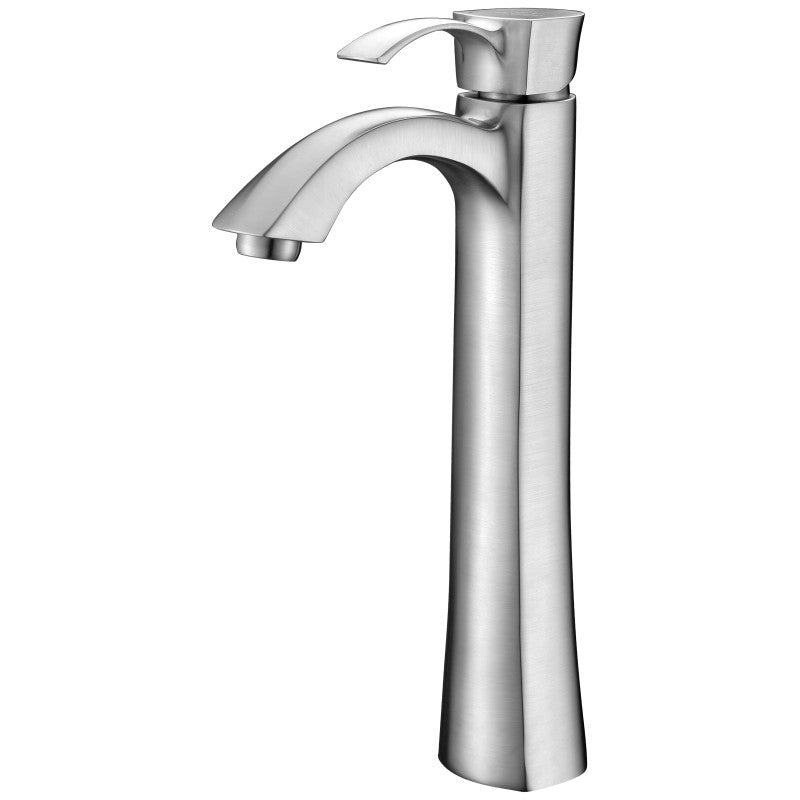 Pendant Series Deco-Glass Vessel Sink in Lustrous Frosted with Harmony Faucet