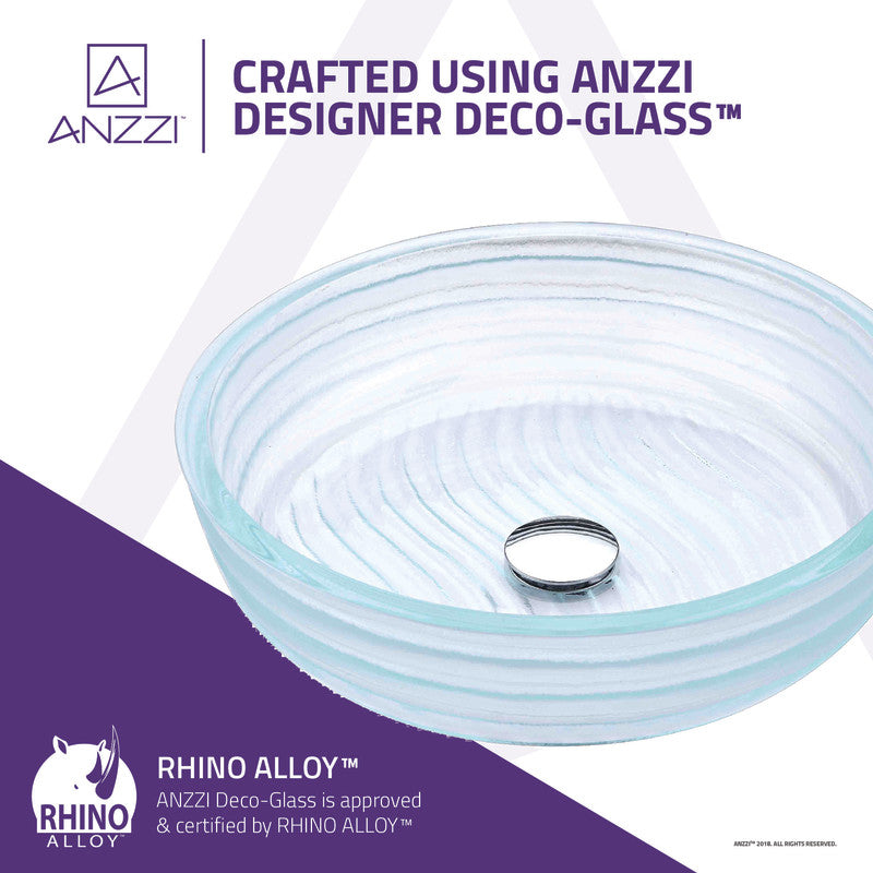 Canta Series 17 in. Bathroom Vessel Sink with Stain-Resistant Non-Porous Surface in Lustrous Translucent Red Glass