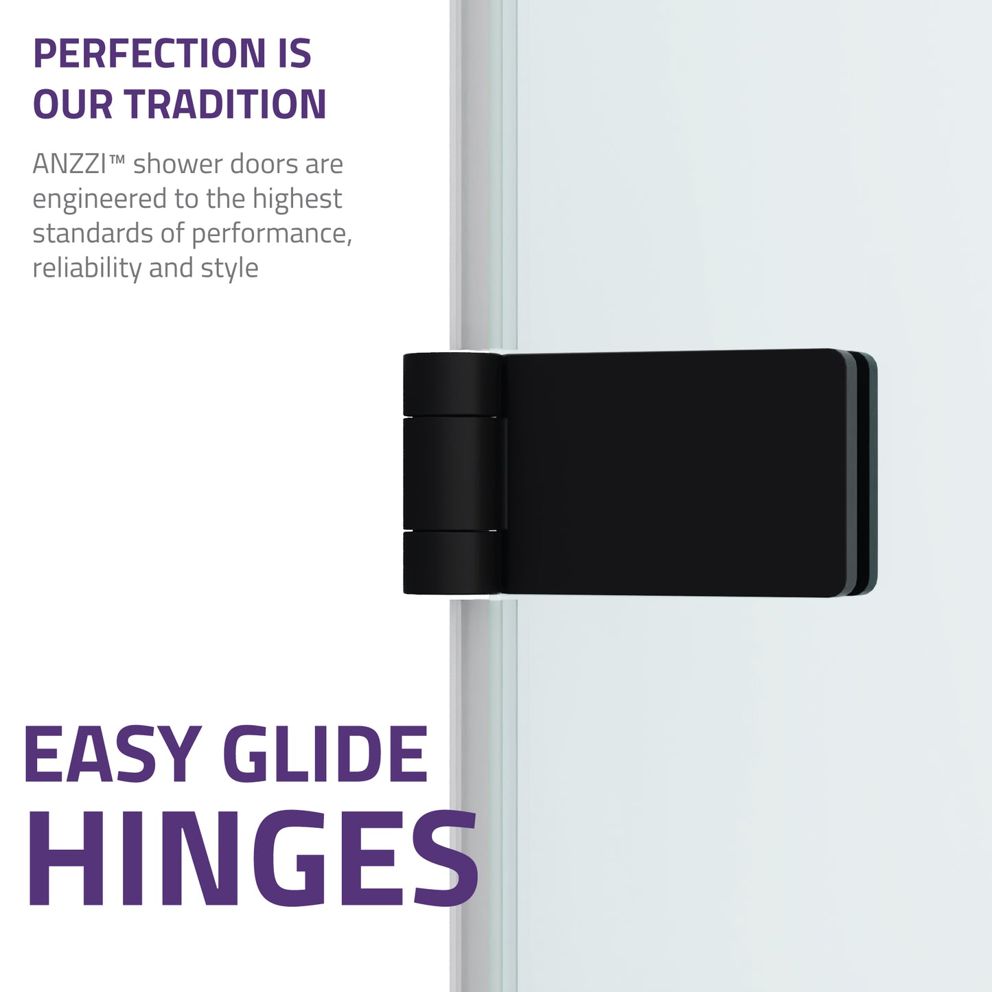 Vensea Series 31.5 in. by 56 in. Frameless Hinged Tub Door