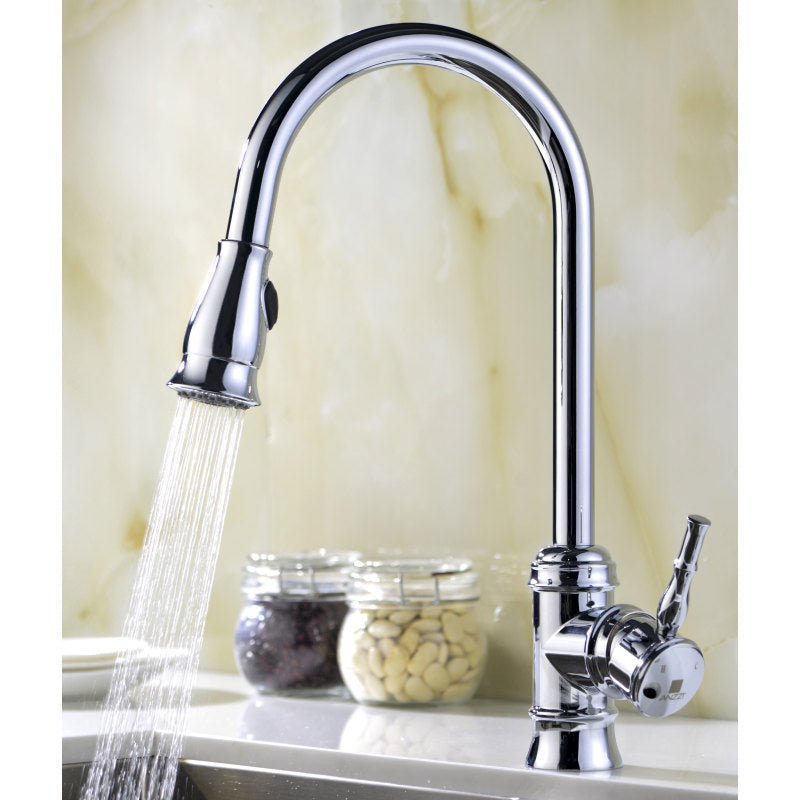 KAZ3218-044 - MOORE Undermount 32 in. Double Bowl Kitchen Sink with Sails Faucet in Polished Chrome