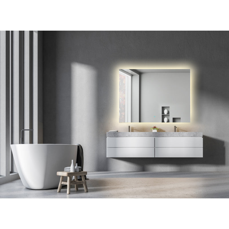 Autumn 36 in. x 48 in. Frameless LED Bathroom Mirror