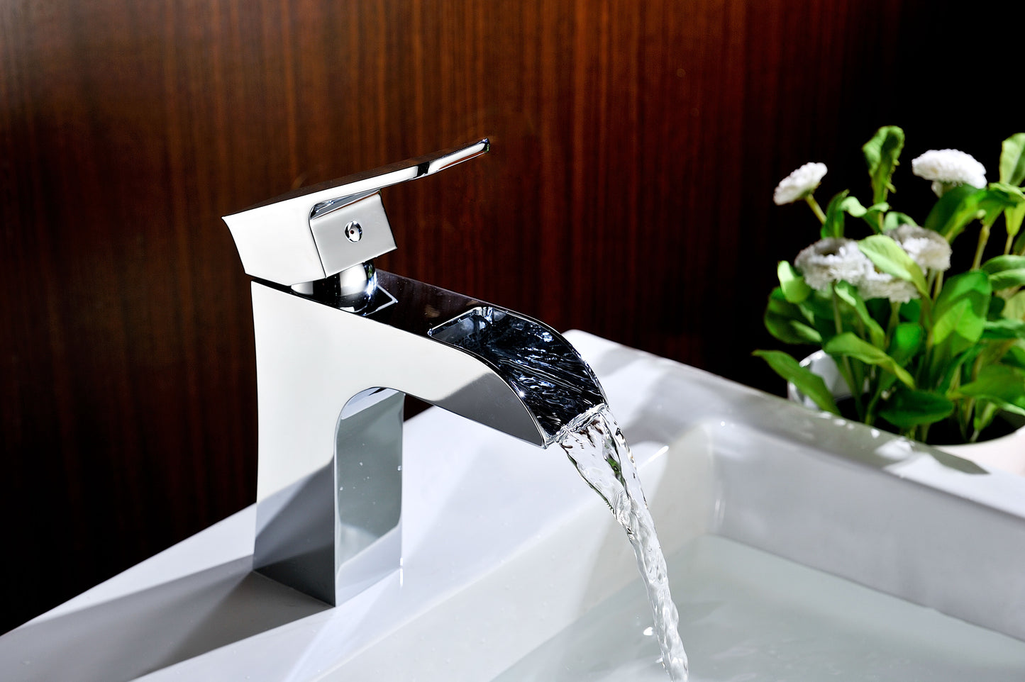 Forza Series Single Hole Single-Handle Low-Arc Bathroom Faucet