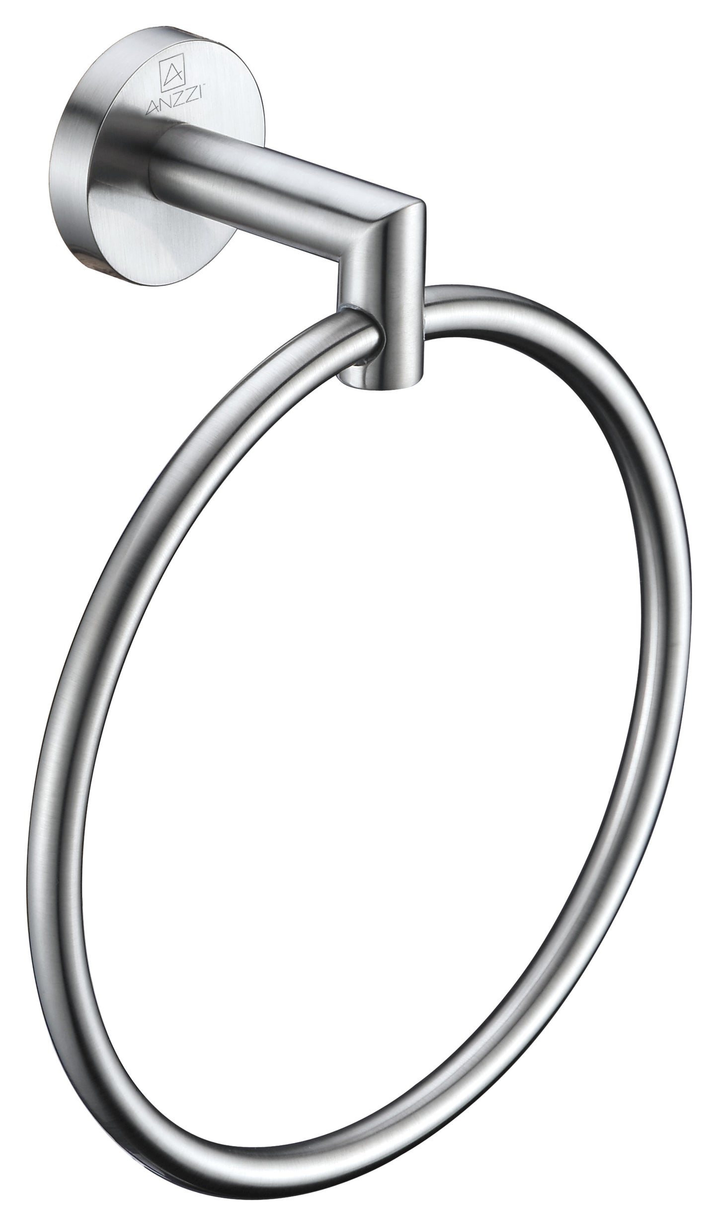 AC-AZ009BN - Caster 2 Series Towel Ring in Brushed Nickel